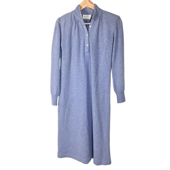 Vintage Sak’s 5th Ave. Wool & Angora Long Sleeve Dress - Picture 1 of 4